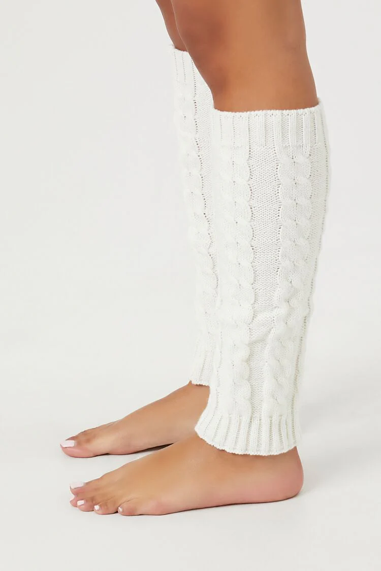 Cable Knit Leg Warmers - Image 3