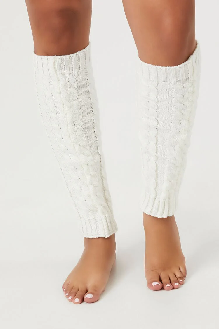 Cable Knit Leg Warmers - Image 5