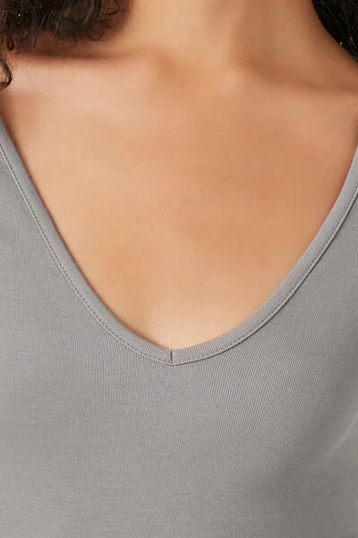 Long-Sleeve V-Neck Bodysuit - Image 12
