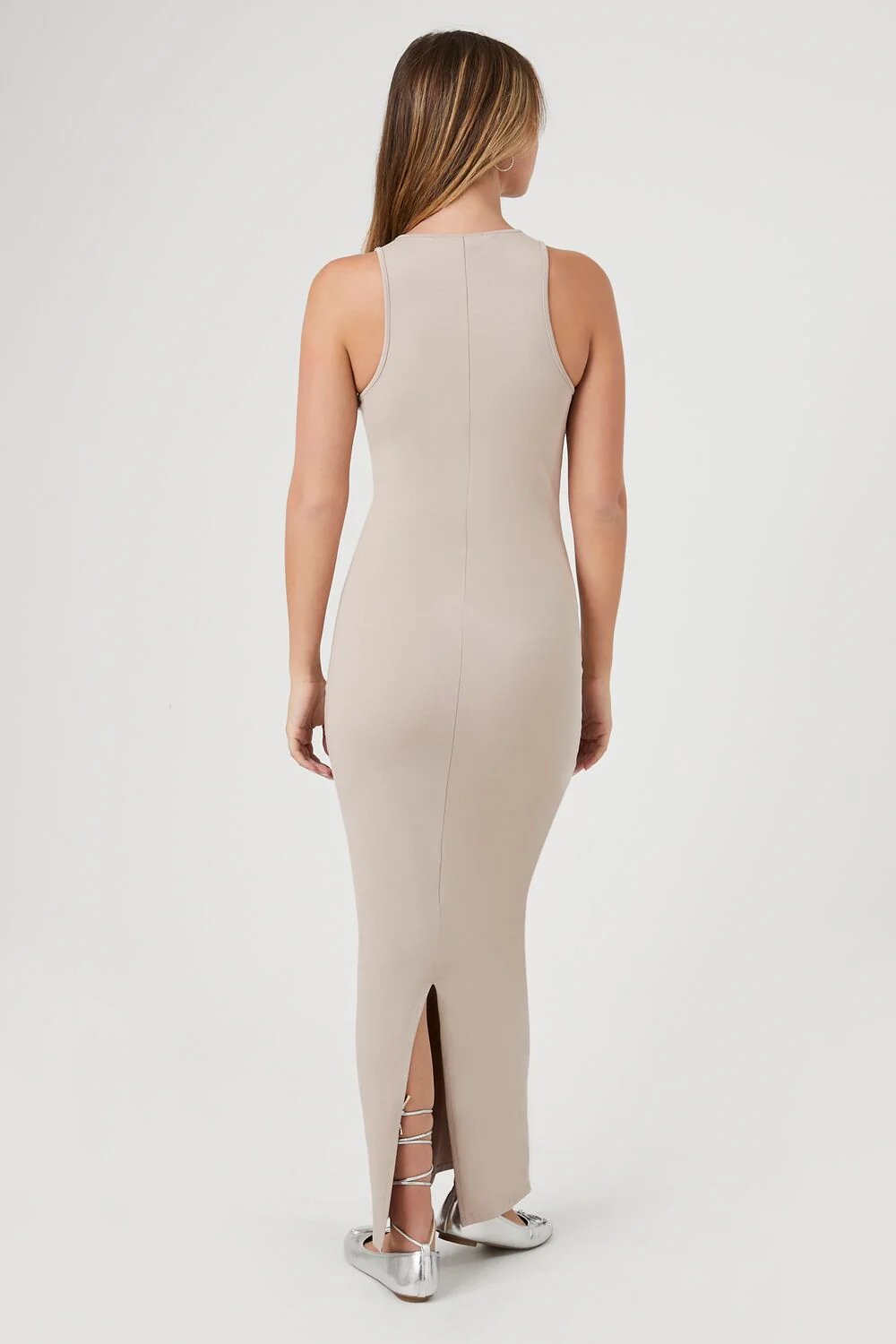 Sleeveless Bodycon Maxi Dress - Image 3