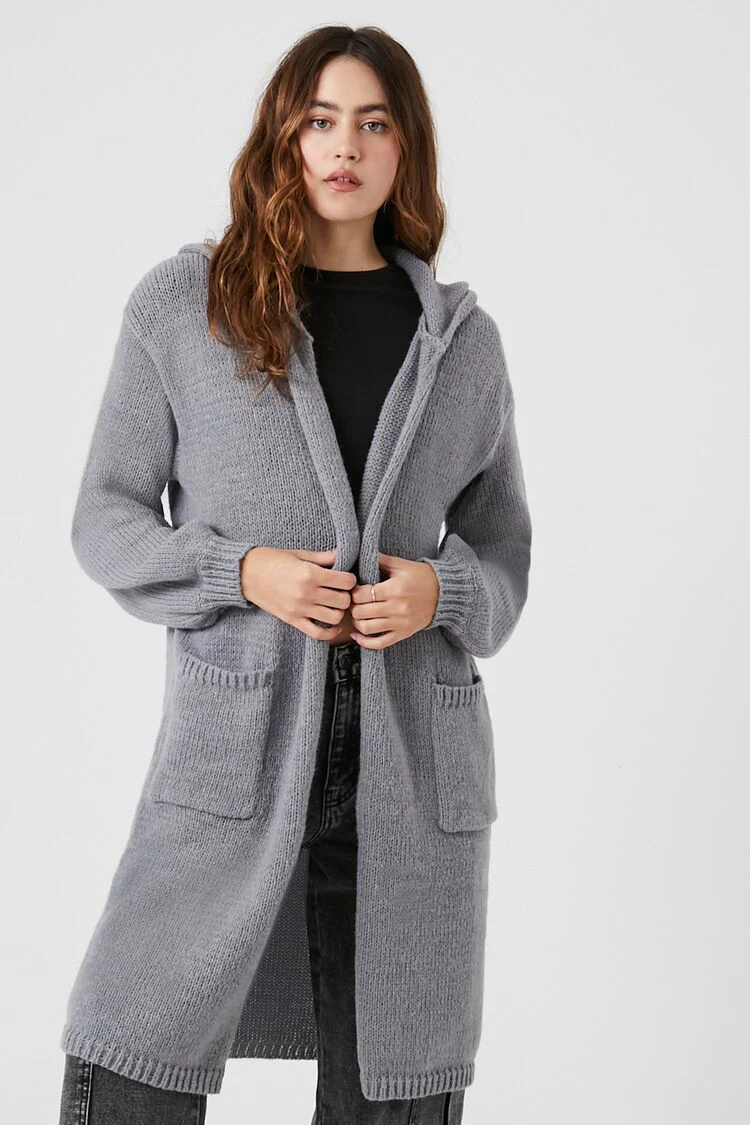 Hooded Cardigan Sweater - Image 14