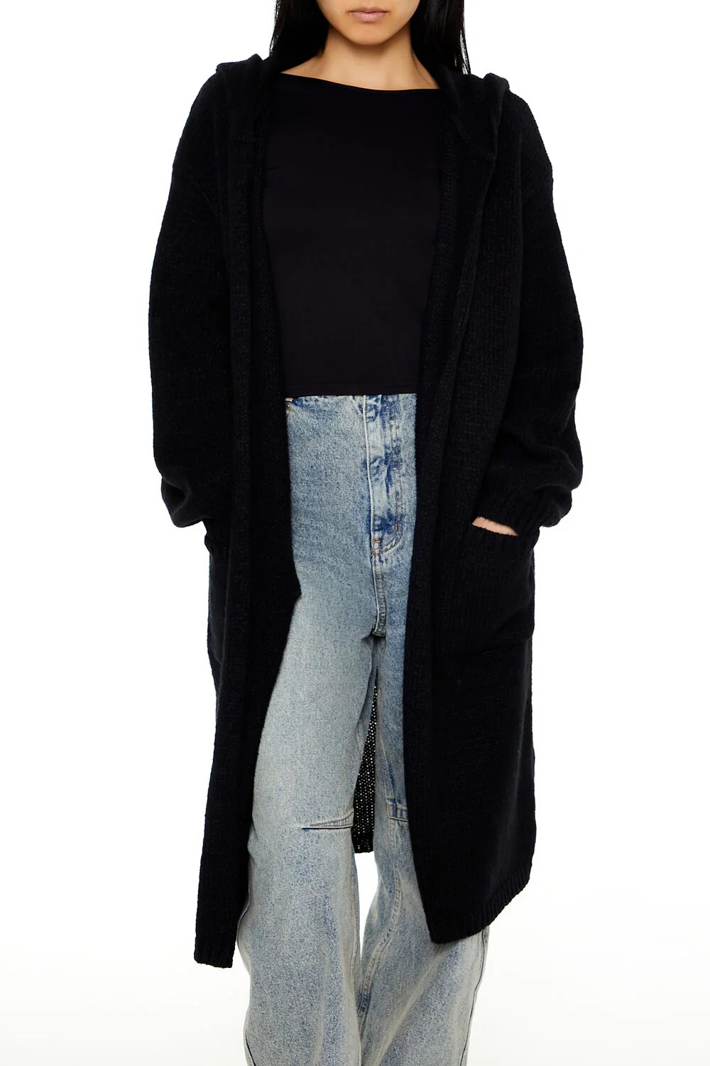 Hooded Cardigan Sweater - Image 2