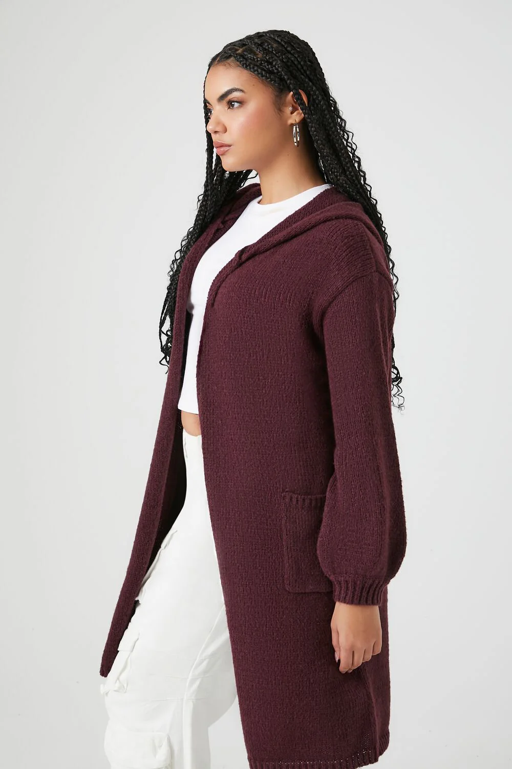 Hooded Cardigan Sweater - Image 22
