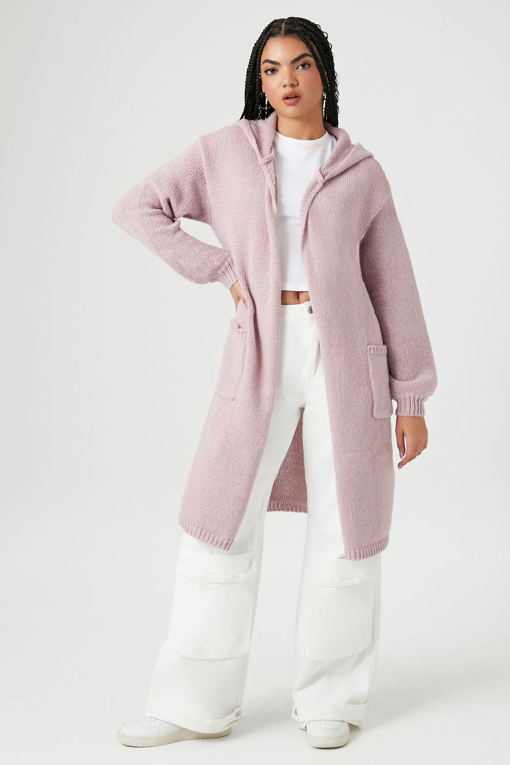 Hooded Cardigan Sweater - Image 29