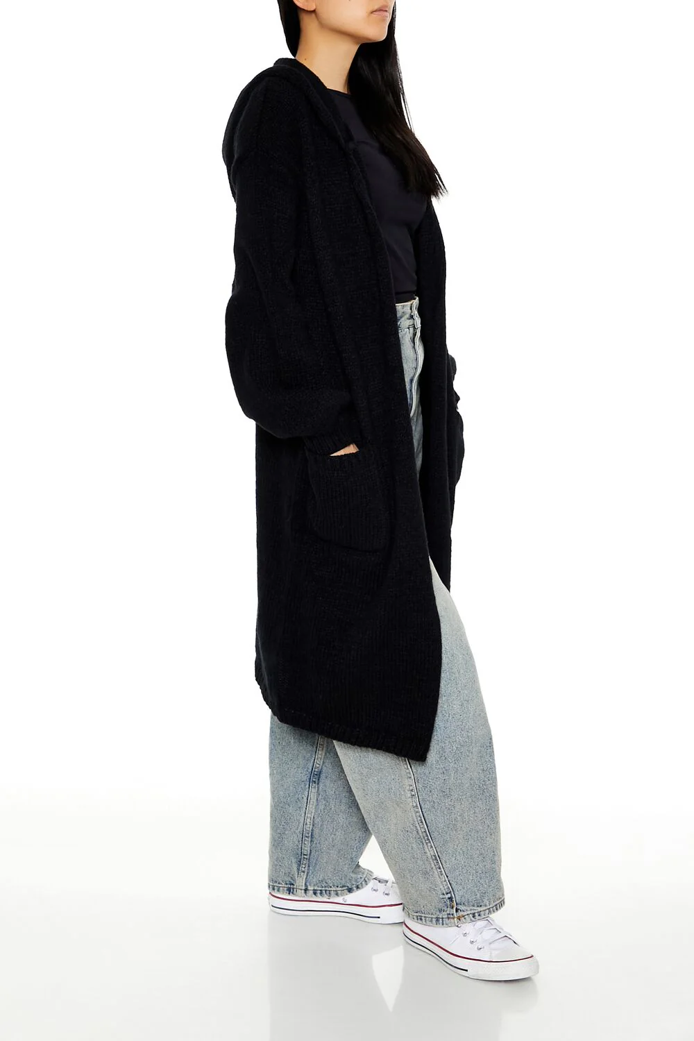 Hooded Cardigan Sweater - Image 3
