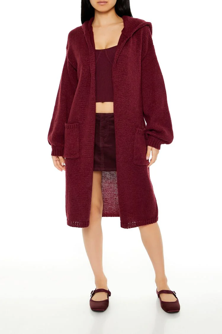 Hooded Cardigan Sweater - Image 41