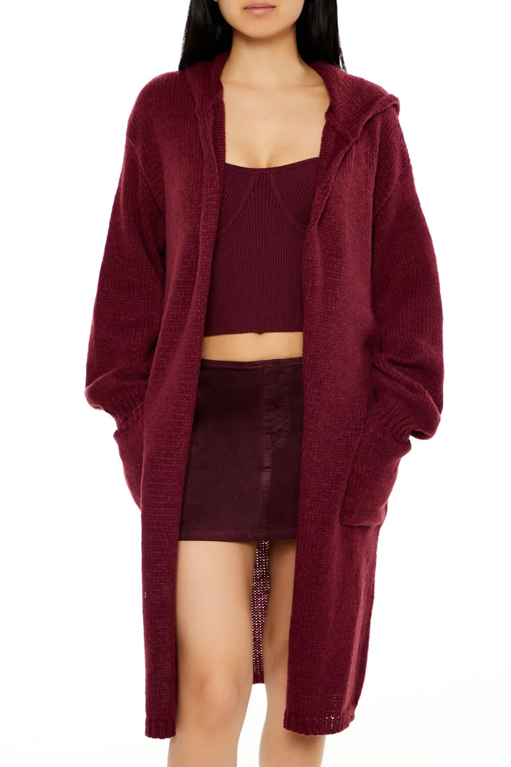 Hooded Cardigan Sweater - Image 42