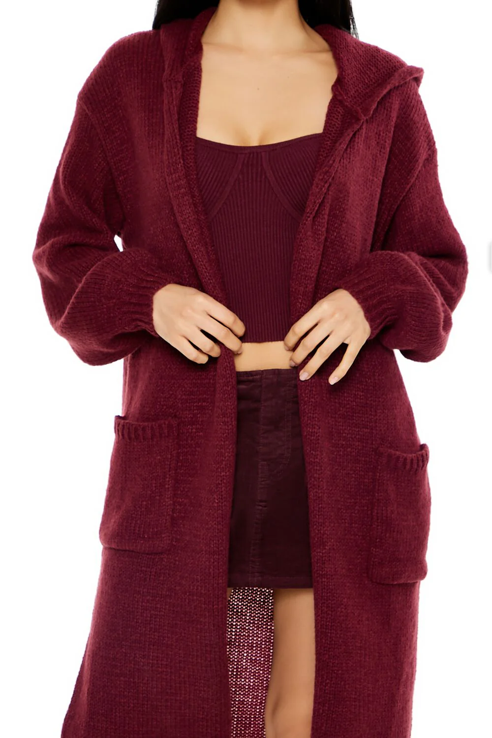 Hooded Cardigan Sweater - Image 45
