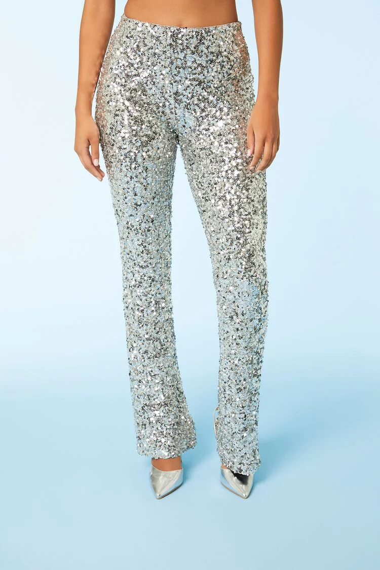 Sequin Flare Pants - Image 2