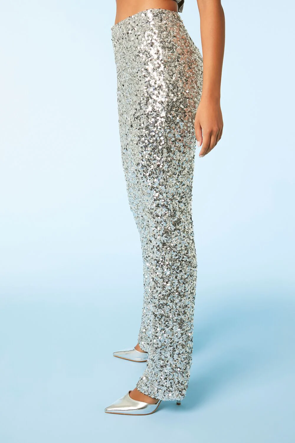 Sequin Flare Pants - Image 3