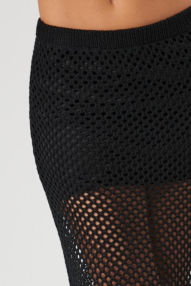 Sheer Crochet Maxi Skirt - Image 12