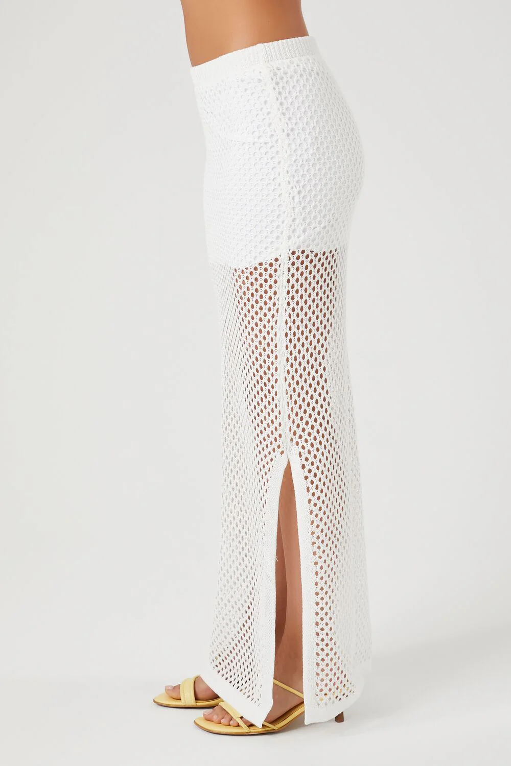 Sheer Crochet Maxi Skirt - Image 3