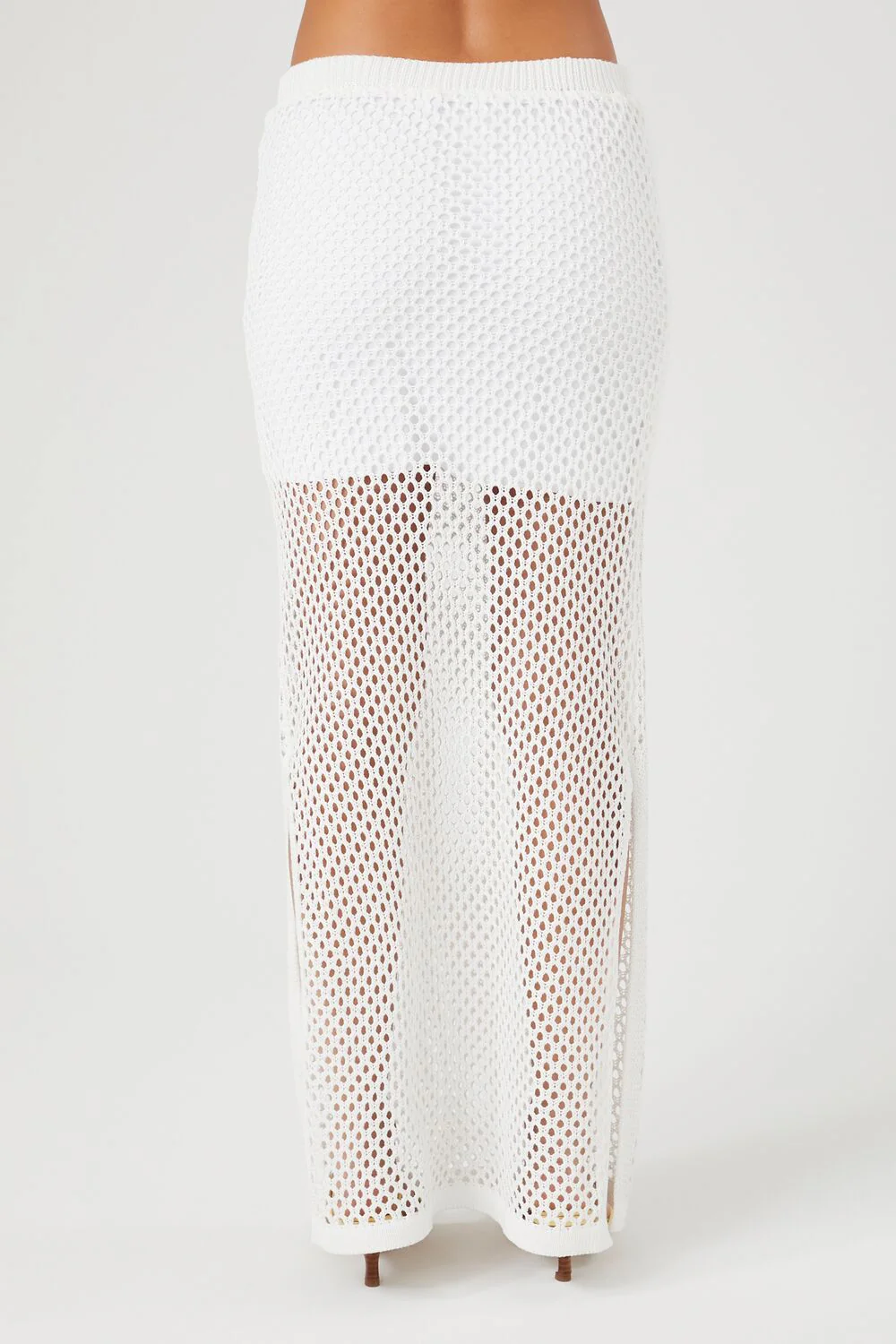 Sheer Crochet Maxi Skirt - Image 4