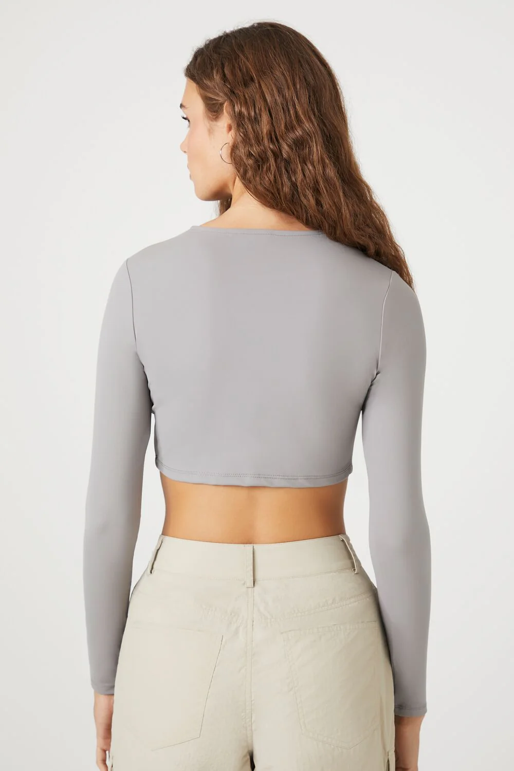 Sculpt Shape Long-Sleeve Crop Top - Image 3