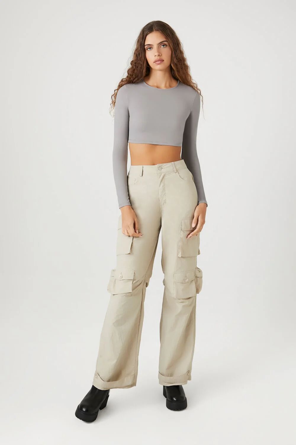 Sculpt Shape Long-Sleeve Crop Top - Image 4