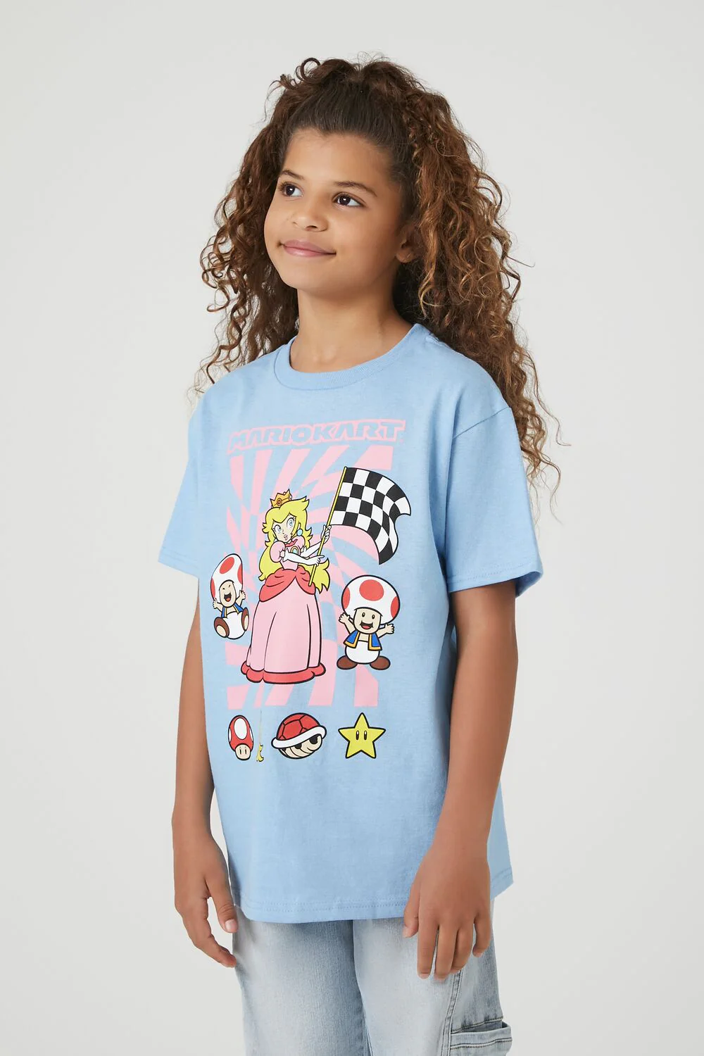 Girls Mario Kart Graphic Tee (Kids) - Image 2