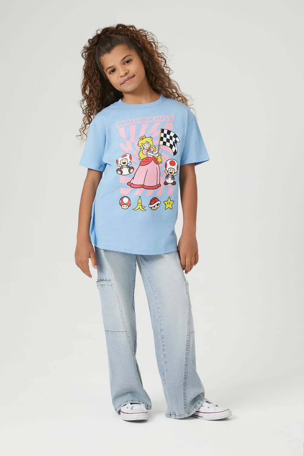 Girls Mario Kart Graphic Tee (Kids) - Image 4