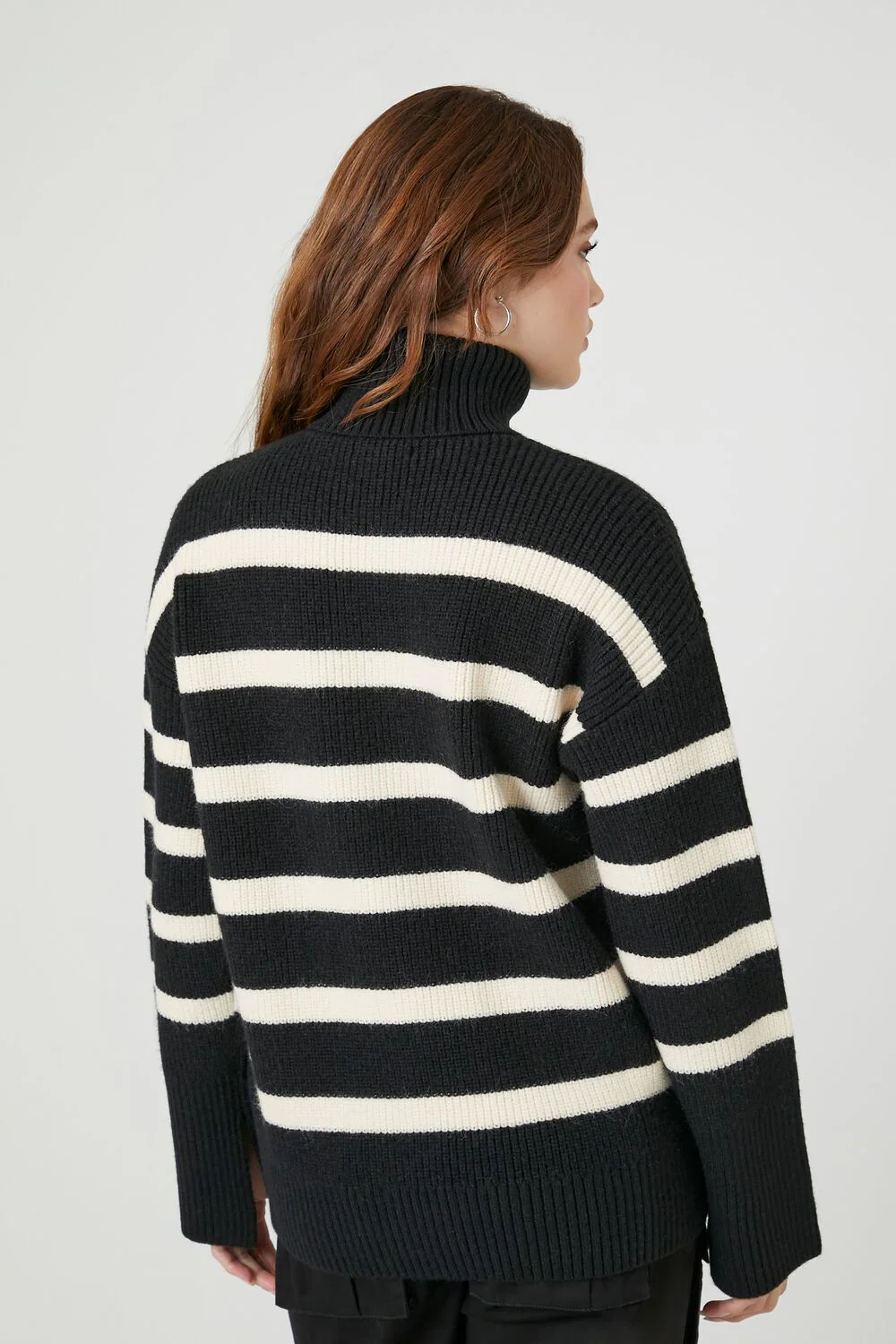 Striped Turtleneck Sweater - Image 3