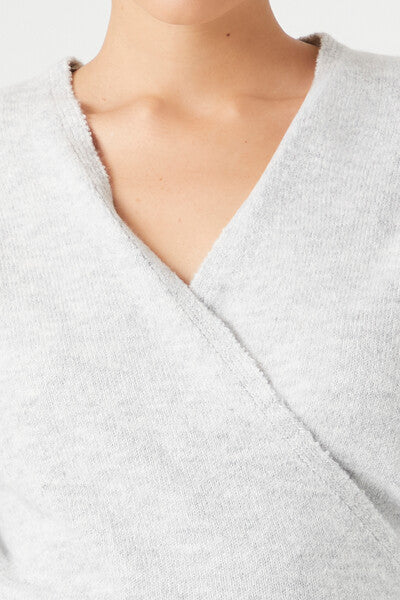 Tie-Back Wrap Sweater - Image 5