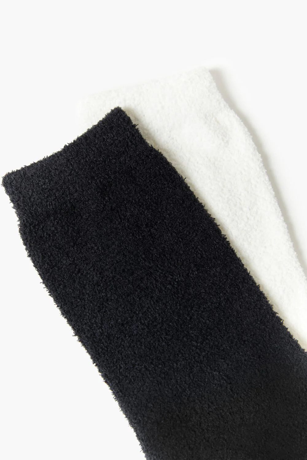 Fuzzy Knit Crew Socks Set - 2 pack - Image 3