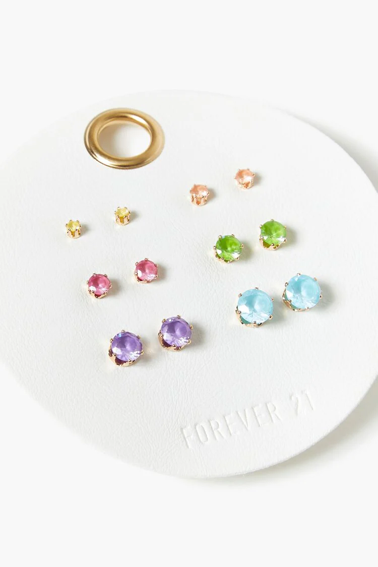 CZ Stud Earring Set - Image 2