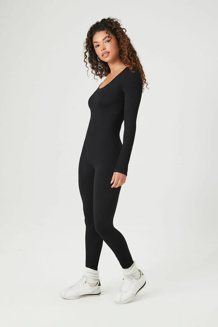 Ribbed Seamless Jumpsuit - Image 2