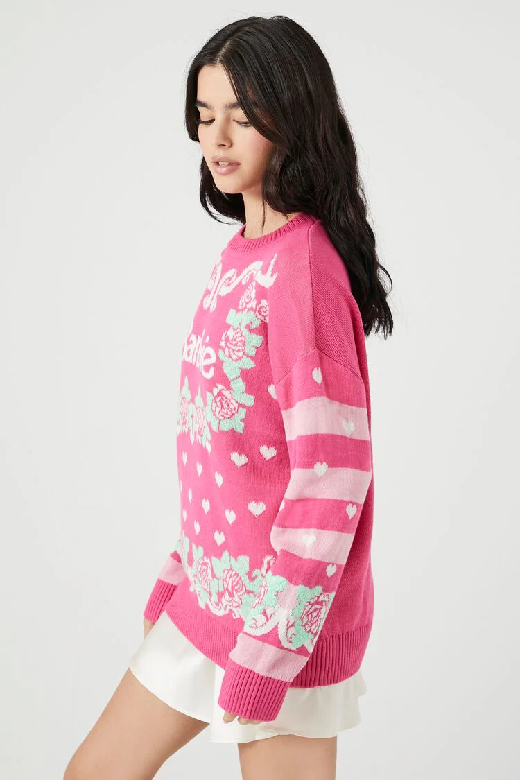 Barbie Graphic Knit Sweater - Image 2