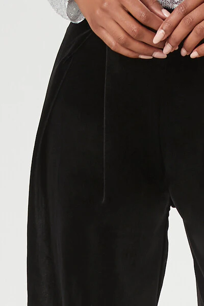 Velvet Wide-Leg Pants - Image 6