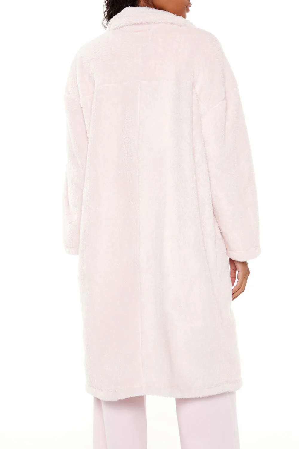 Faux Shearling Teddy Duster Coat - Image 10