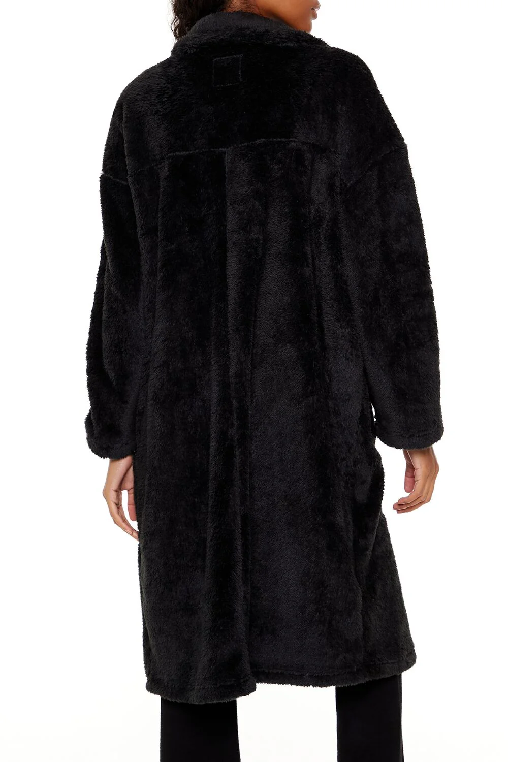 Faux Shearling Teddy Duster Coat - Image 5