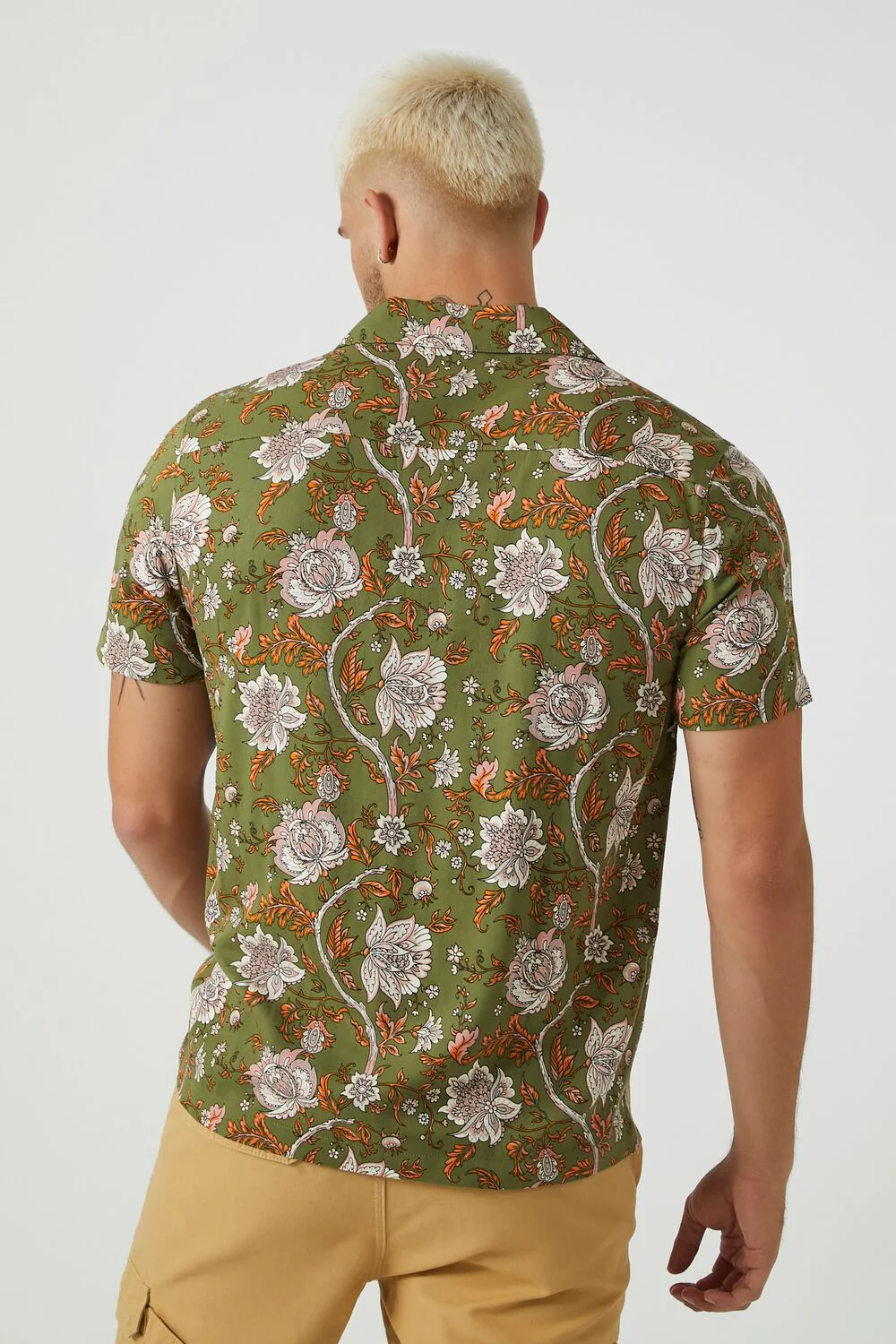Ornate Floral Print Shirt - Image 3
