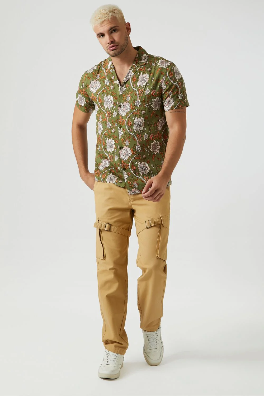 Ornate Floral Print Shirt - Image 4