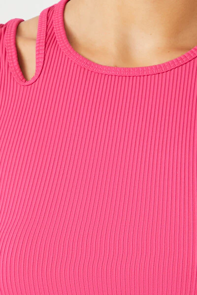 Cutout Longline Sports Bra - Image 5