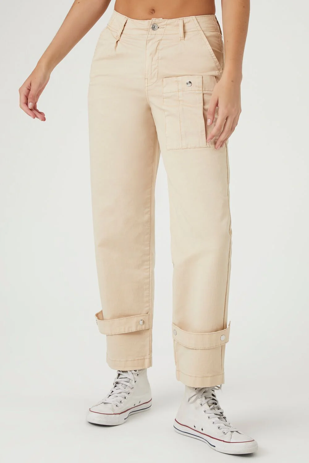 Lace-Up Straight-Leg Pants - Image 2