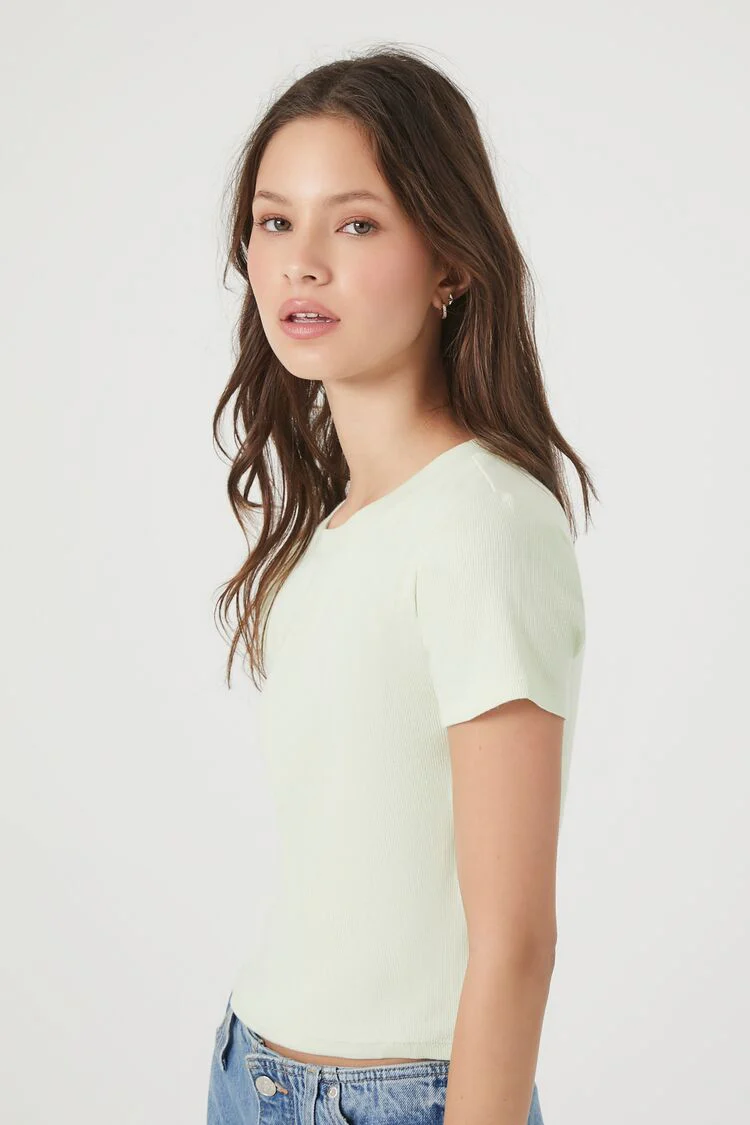 Cotton-Blend Crew Tee - Image 2