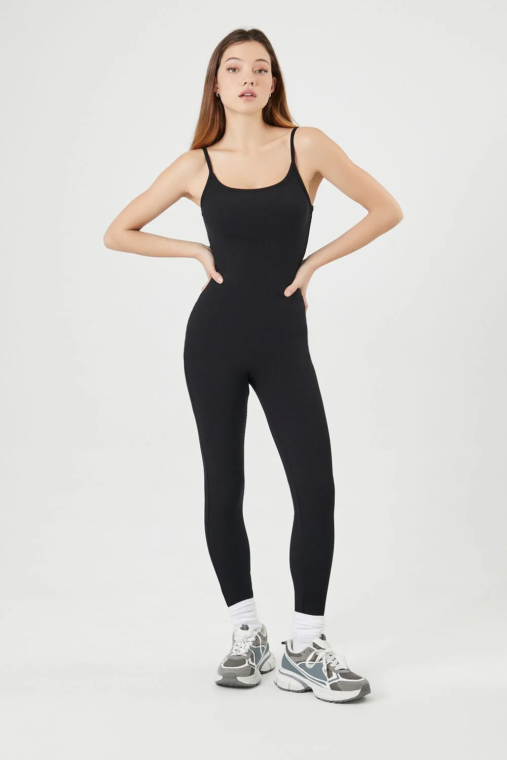 Ribbed Knit Cami Jumpsuit - Image 4