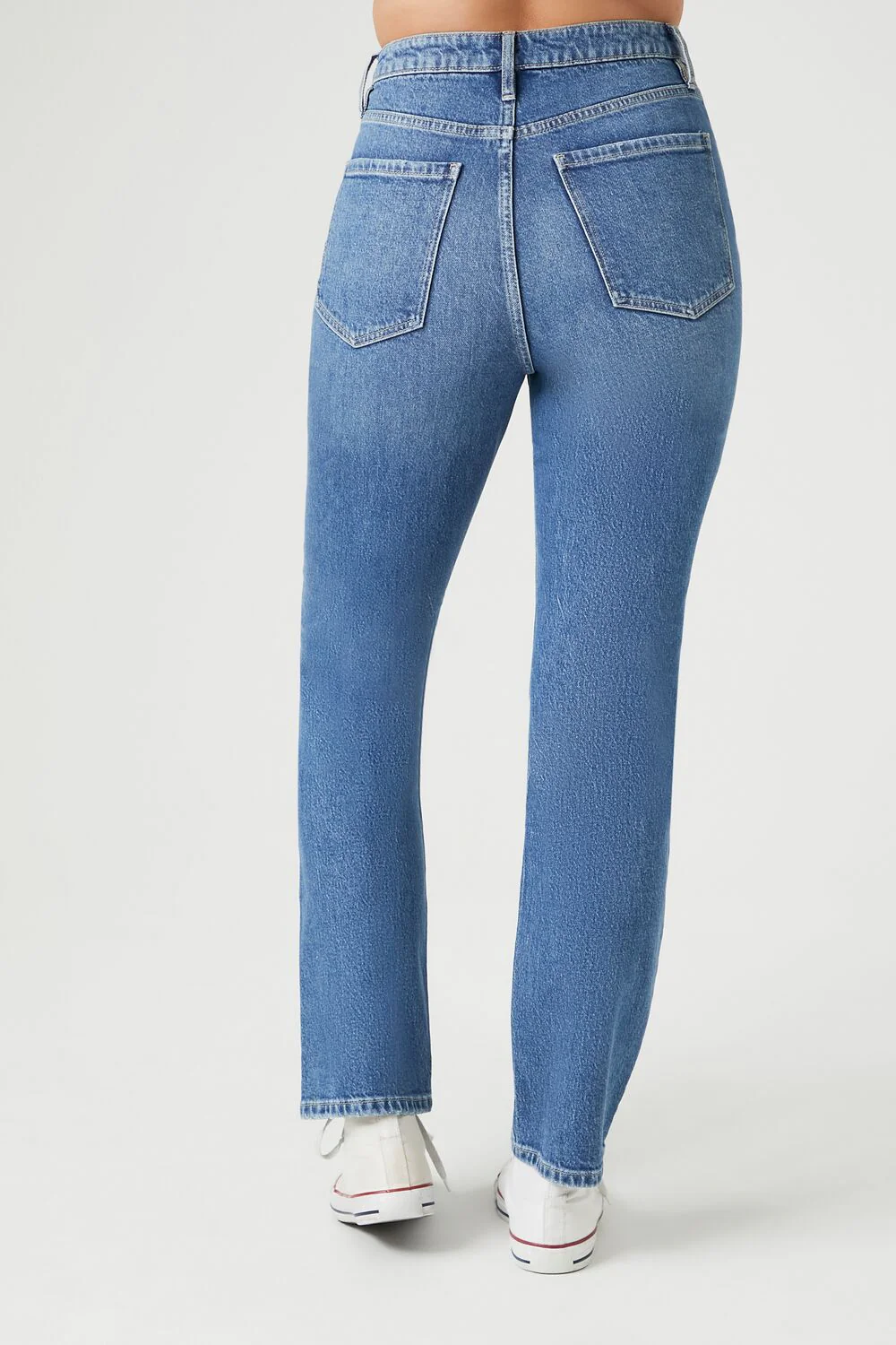 High-Rise Straight-Leg Jeans - Image 3