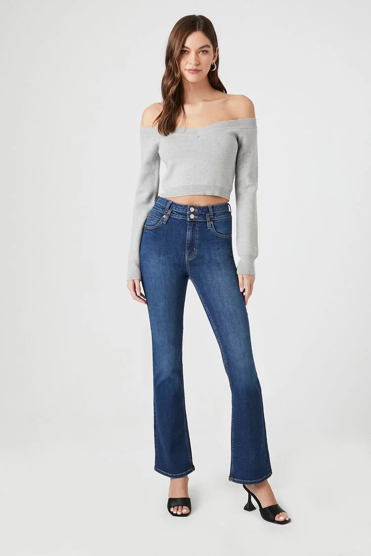 Denim High-Rise Bootcut Jeans - Image 5
