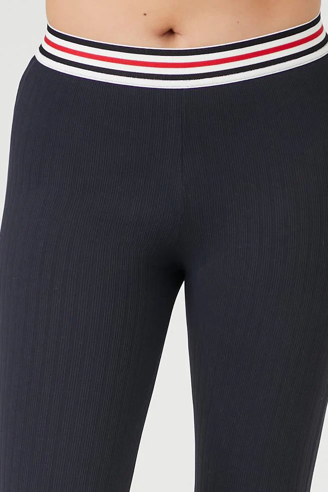 Striped High-Rise Leggings - Image 6