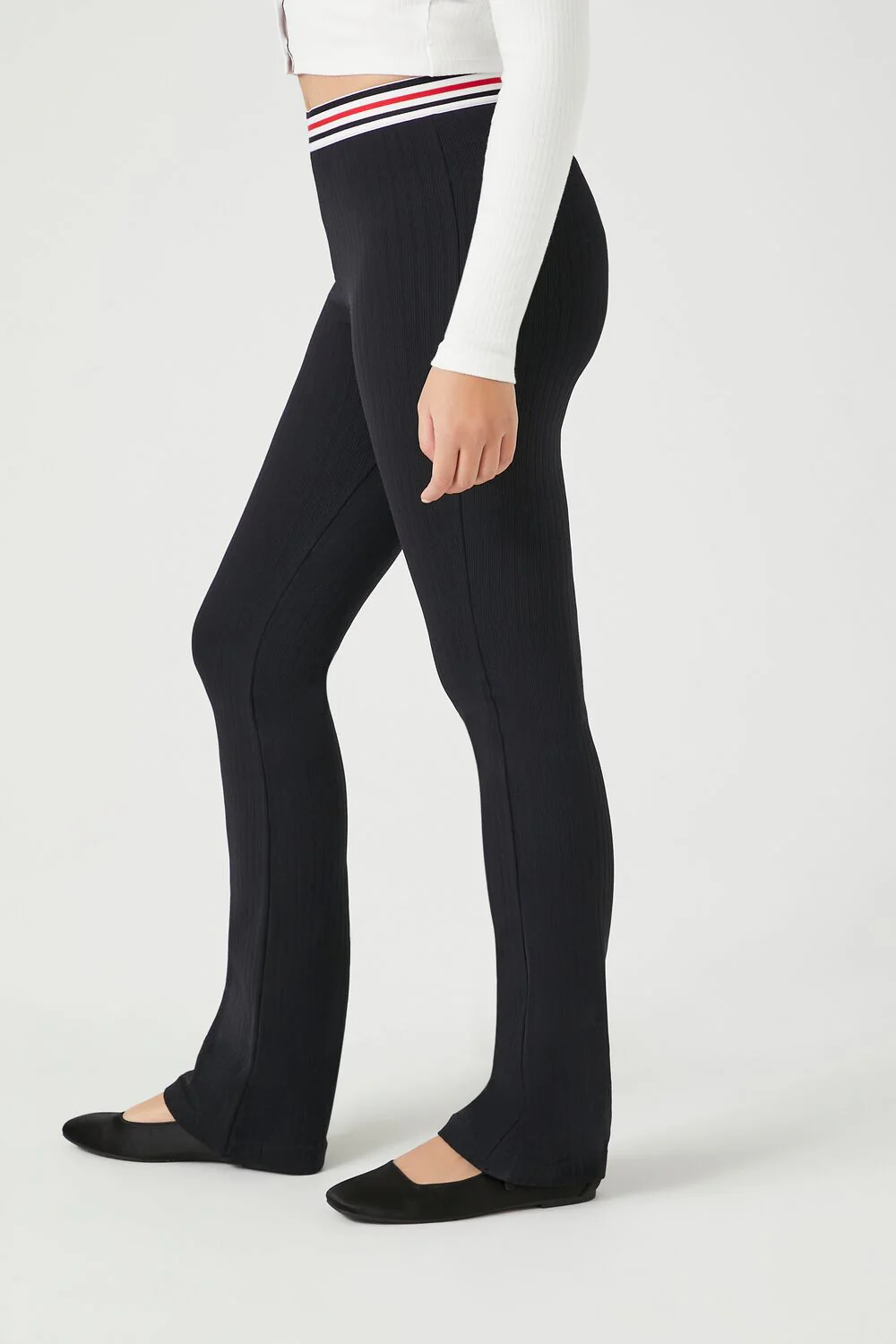 Striped High-Rise Leggings - Image 9