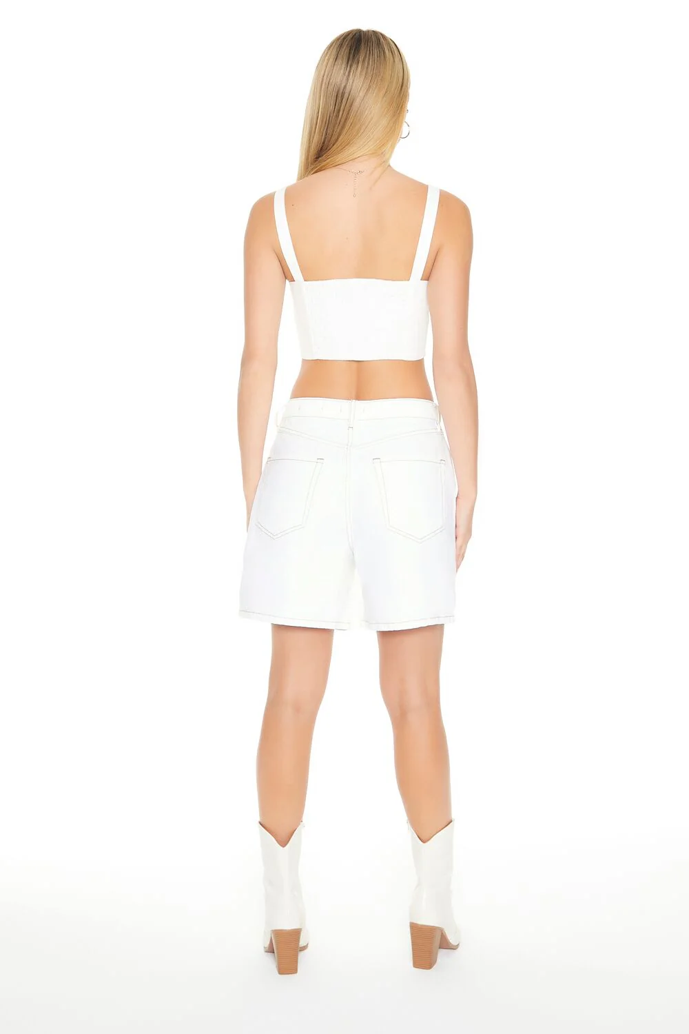 Denim Bermuda Shorts - Image 3