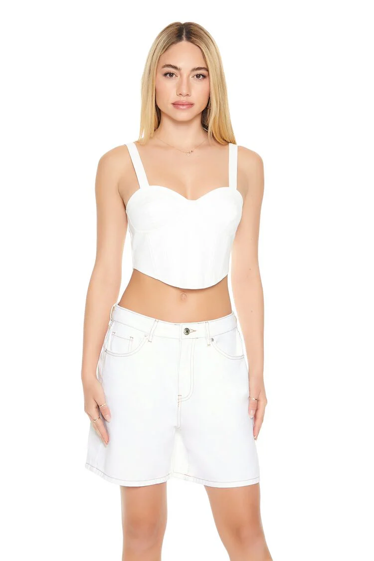 Denim Bermuda Shorts - Image 4