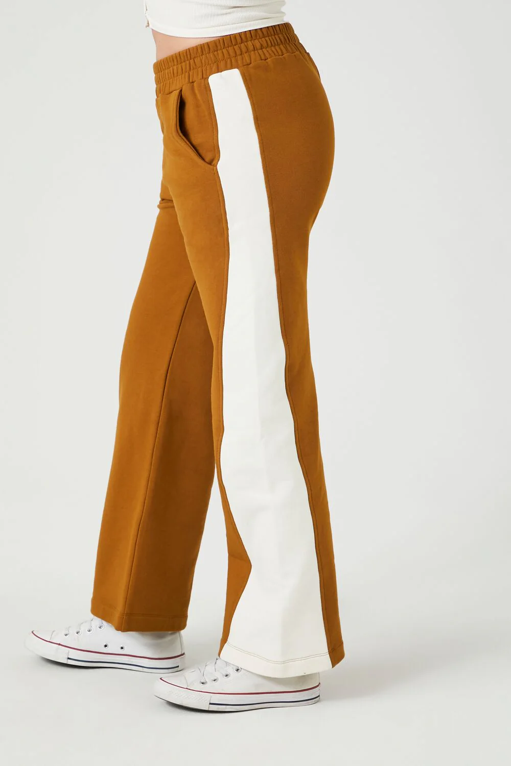 French Terry Side-Striped Pants - Image 3