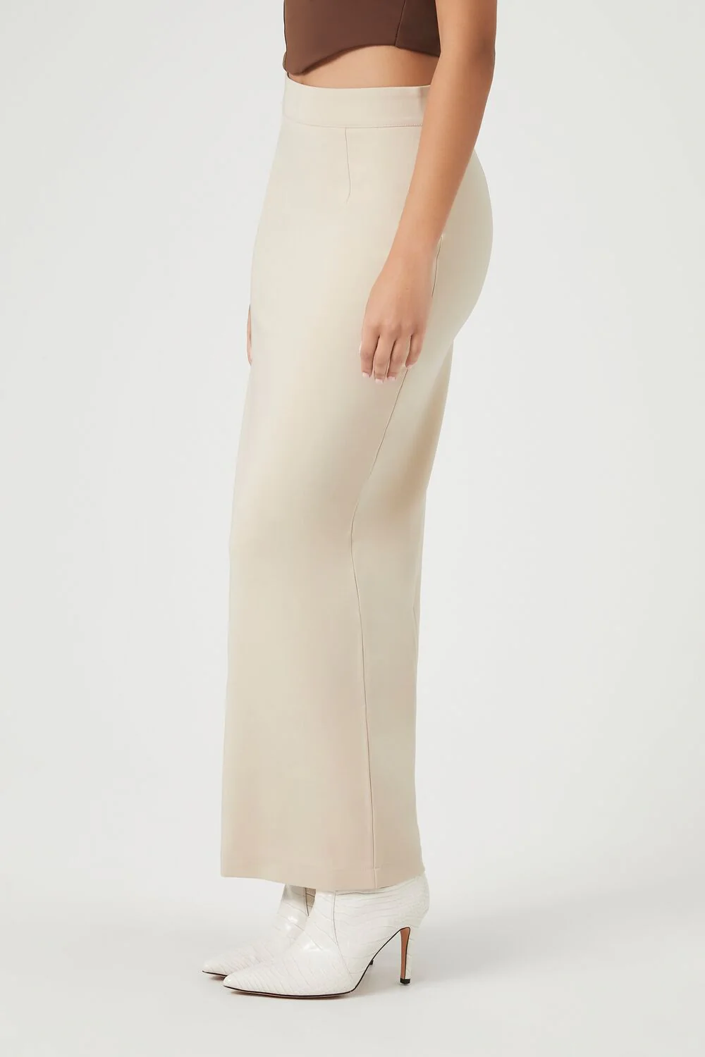 Chiffon Maxi Column Skirt - Image 3