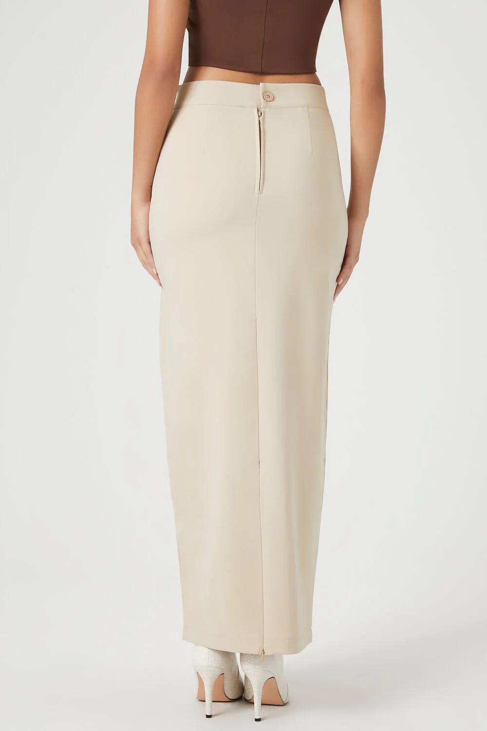 Chiffon Maxi Column Skirt - Image 4