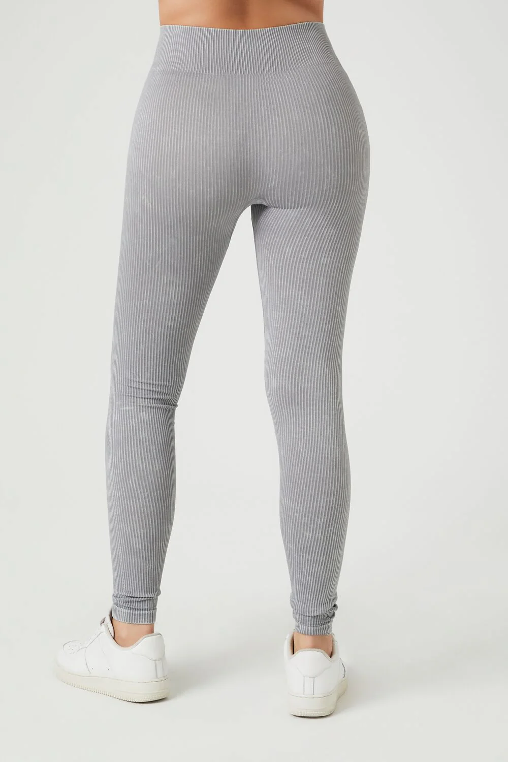 Seamless Ribbed Knit Leggings - Image 14
