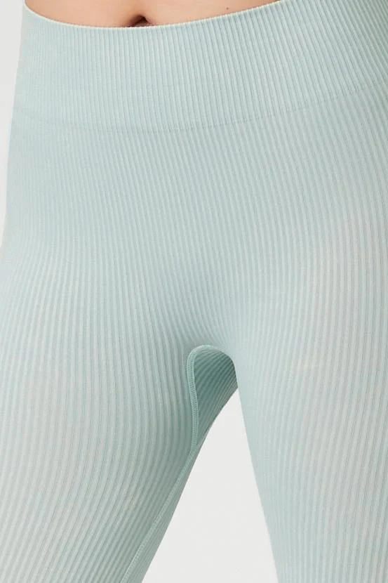 Seamless Ribbed Knit Leggings - Image 20