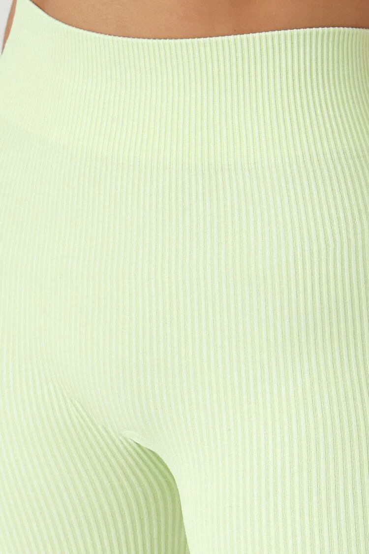 Seamless Ribbed Knit Leggings - Image 26