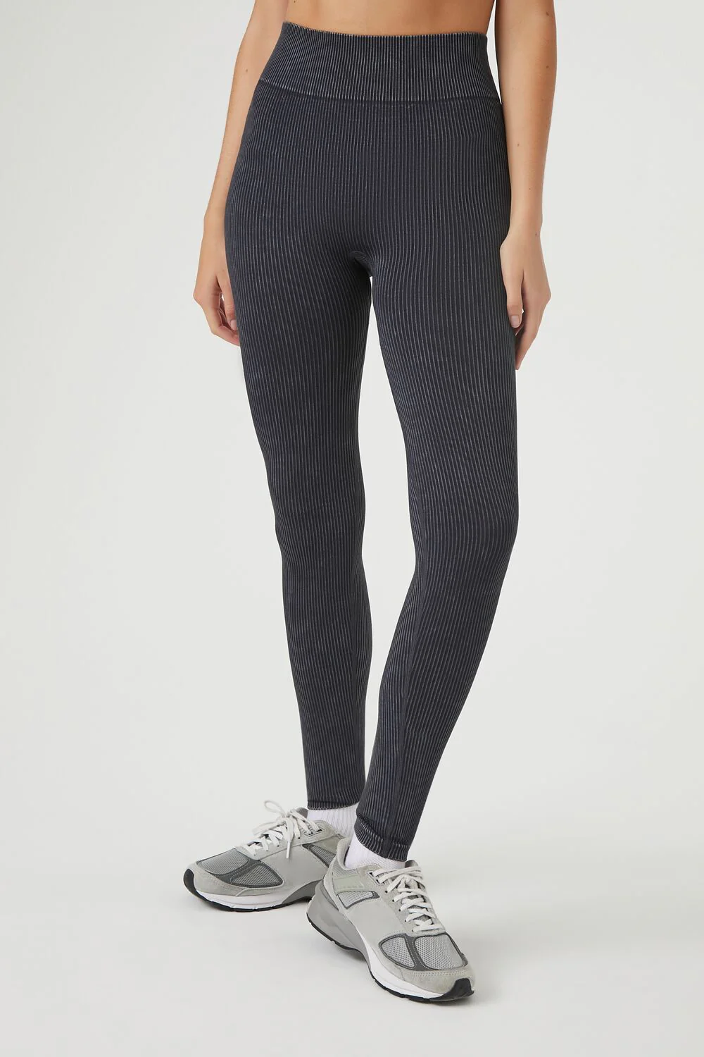 Seamless Ribbed Knit Leggings - Image 28