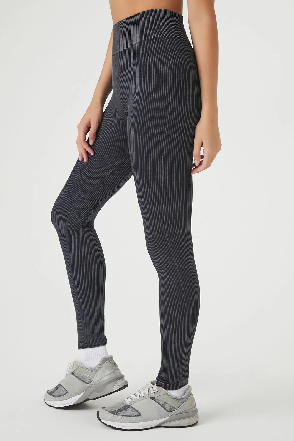 Seamless Ribbed Knit Leggings - Image 29